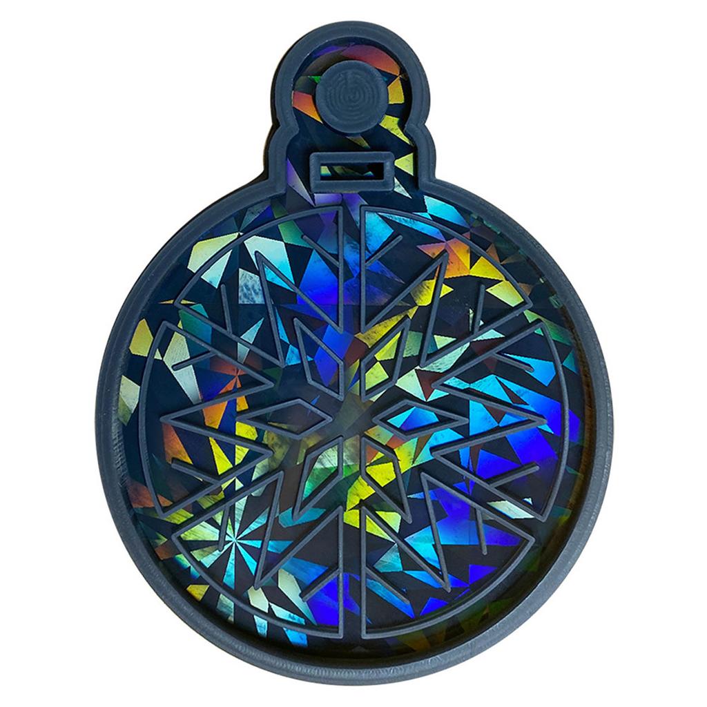 Свет и Тень Брелок Подвеска Силиконовые Формы Рождественская Снежинка Голографическая Форма для Серег DIY Форма для Украшений Ремесло