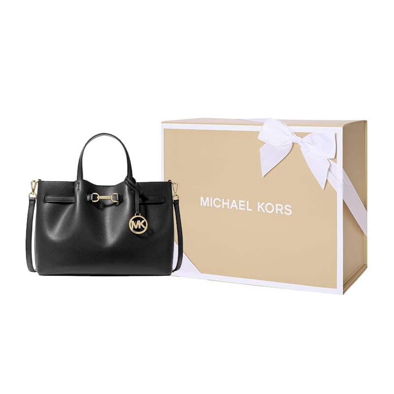 MICHAEL KORS Cow Leather One Shoulder Handbag Medium Women's Black 35S5G2ZS3T-BLACK