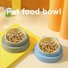 Миска для домашних животных, приподнятая, для собак, одинарная/двойная, непроливающаяся, противоскользящая, для кошек, кормушка для домашних животных, миска для корма и воды для собак, кошек, котят
