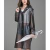 Women's  Rain Jacket Outdoor  Transparent Waterproof Windproof  Coat Outwear