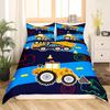 Erosebridal Ice Hockey Bedding Set Twin Hockey Player Duvet Cover for Kids Boys Girls Teens Juvenile Sports Game Comforter Cover Set Soft Mi