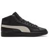 Puma Smash V2 Mid Black White Unisex Sneakers Gold 366924-11