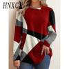 Women's Fashion Casual Autumn Winter Long Sleeve O-Neck Blouses & Shirts