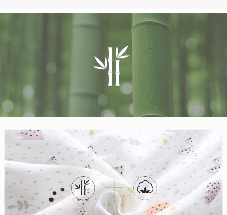 Детский спальный мешок-трансформер из бамбуковой хлопчатобумажной марли с разделяющимися ножками - весна/лето