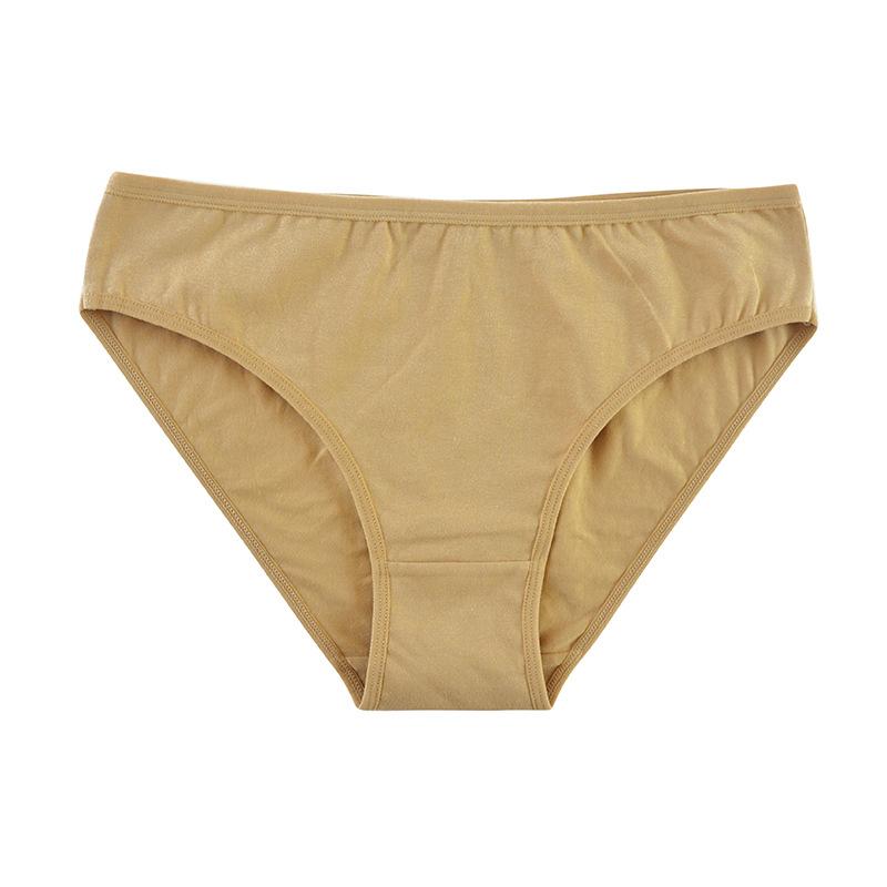 Высококачественное комфортное женское нижнее белье из хлопка со средней посадкой, трусики больших размеров, женское нижнее белье из хлопка, симпатичные однотонные трусы, сексуальные трусы
