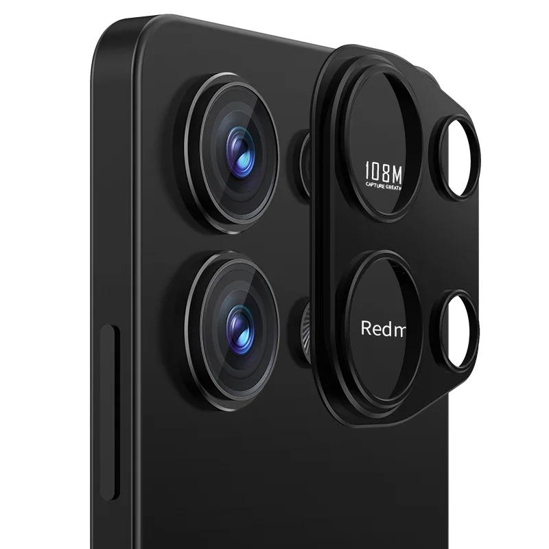 Чехол для объектива задней камеры для Xiaomi Redmi Note 13 13Pro 13ProPlus Note13Pro + 4G 5G задняя алюминиевая металлическая защита объектива камеры