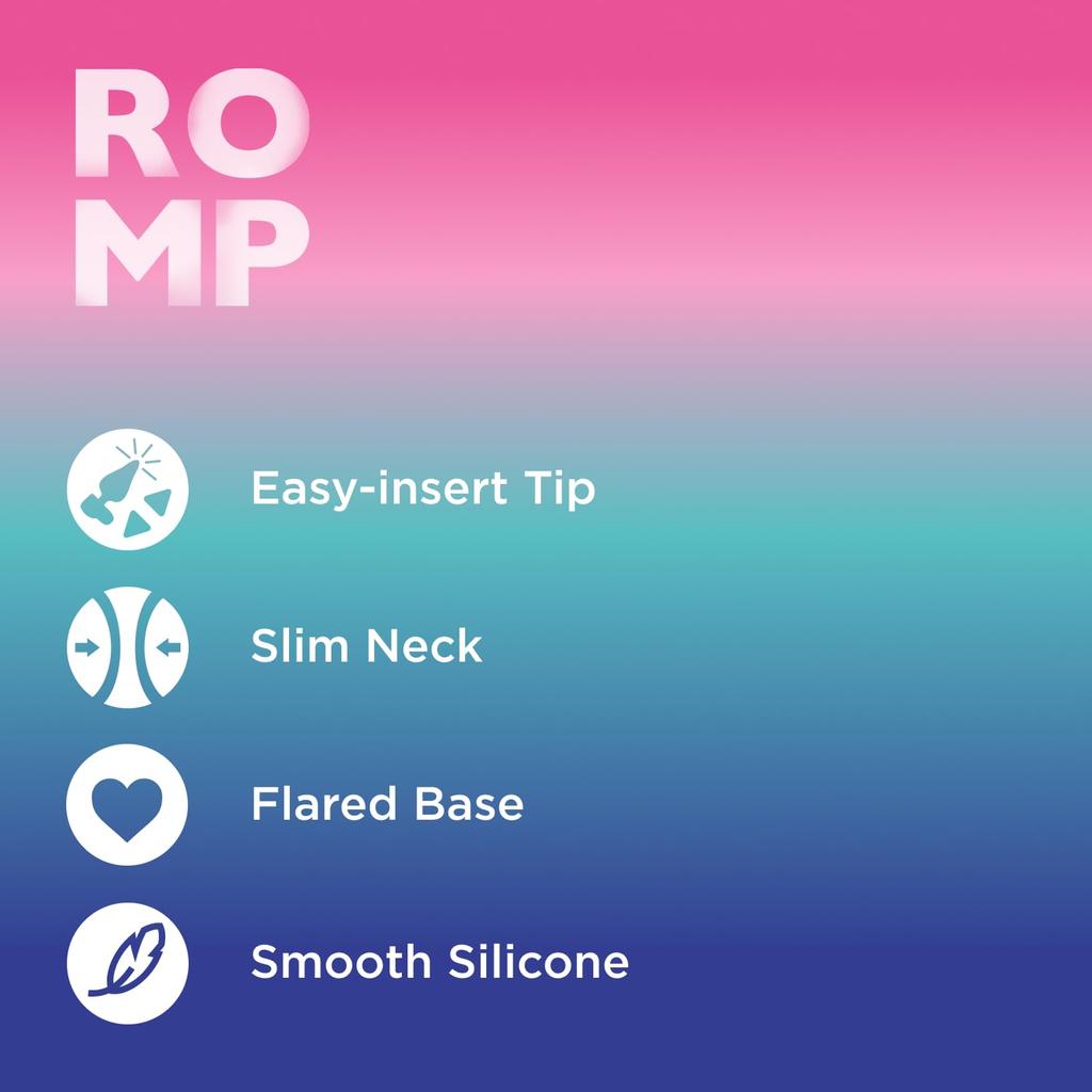 ROMP Luster Набор анальных пробок силиконовый набор анальных пробок Анальные игрушки для начинающих Стартовый набор для анальной игры 3 штуки