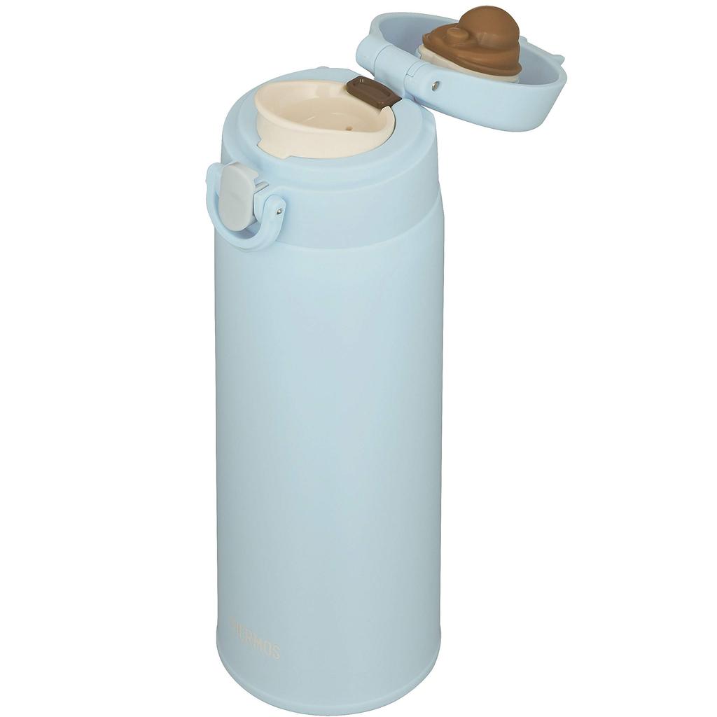 Thermos Водяной вакуумный изолированный мобильный пылезащитный съемный носик для легкого использования, ультралегкий и компактный, из нержавеющей стали, для тепла и холода, DTB бутылка, кружка, 500 мл,