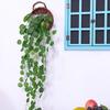 Привлекающая богатство зеленая лиана-виноградная лоза, настенное украшение для декора балкона