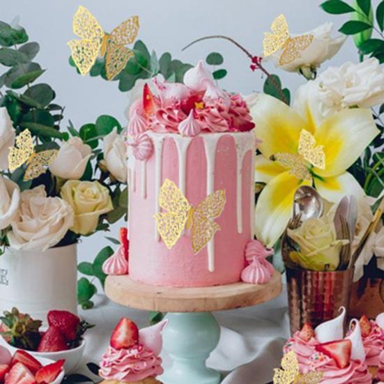 1 компл. стикер на стену с клеем, выдолбленная дизайнерская бумага, художественная 3D наклейка на холодильник с бабочкой, украшение для дома, товары для дома