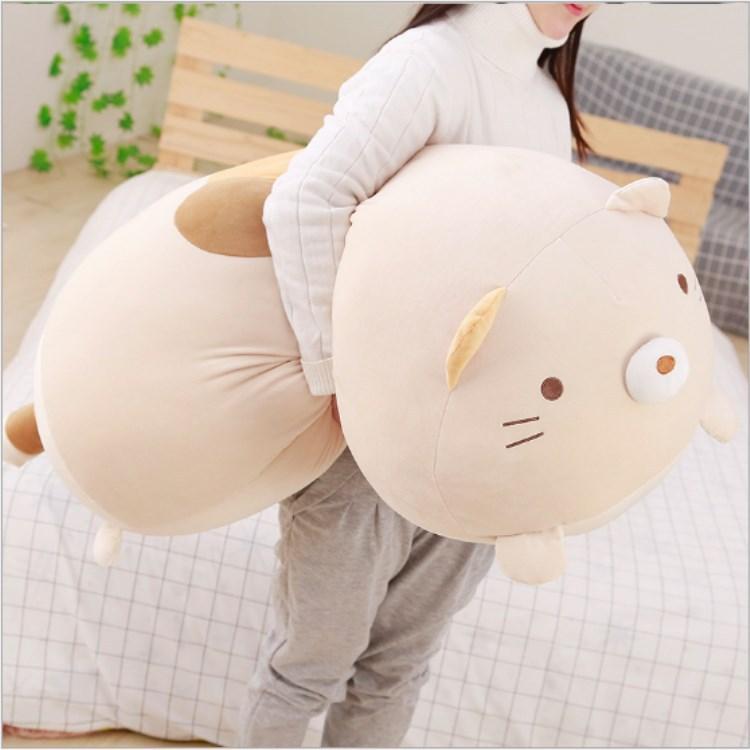 28-90CM Soft Animal Cartoon Pillow Cushion Cute Fat Dog Cat Totoro Penguin Pig Frog Plush Toy Stuffed Lovely Kids Birthyday Gift