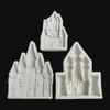 DIY Cartoon House Silicone Mold for Cake and Chocolate Decoration