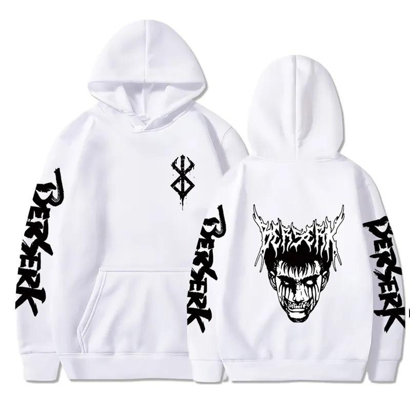 Anime Berserk Rage Anime Street Sweater, Street Tide Cotton Hooded Sweater