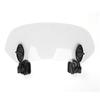 Universal Motorcycle Adjustable Clip On Windscreen Wind Deflector Windshield Accessories