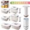 Vacuum Food Storage Box Vacuum Food Container Fresh-Keeping Refrigerator Organizer Bins Multifunction for Meat Fruits Vegetables