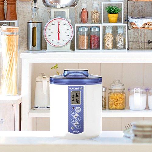 Йогуртница TANICA с контролем температуры, таймером и зуммером Yogurtia S 1200 мл (25-70℃) ЯС-01 (синий)