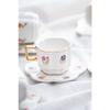 Фарфоровый набор кофейных чашек Dahlia на 6 персон - 90 мл