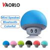 VAORLO Мини-динамик Bluetooth портативный беспроводной стерео сабвуфер водонепроницаемый кронштейн на присоске беспроводные колонки с микрофоном HandsFree