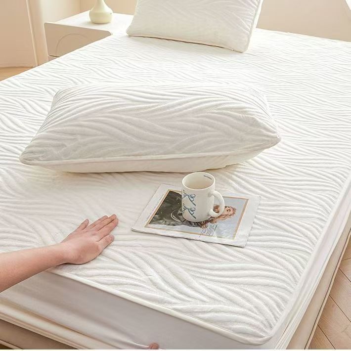 Наматрасник - Роскошный Хлопковый Защитник Матраса - Мягкий, Удобный и Дышащий Наматрасник - Матрас От Пыли, Грязи, Пролитых Жидкостей и Пятен