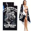 Horror Skull Beach Towel Adult Halloween Bath Towel European And American Quick Drying Bath Towel Halloween Absorbent Beach Towel