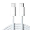 Кабель USB Type C на C для быстрой зарядки iPhone 15 16 17 Pro Max, iPad, Apple Watch, Samsung, Data Charger 60W, Оригинальный USBC, 1м, 2м, Длинный