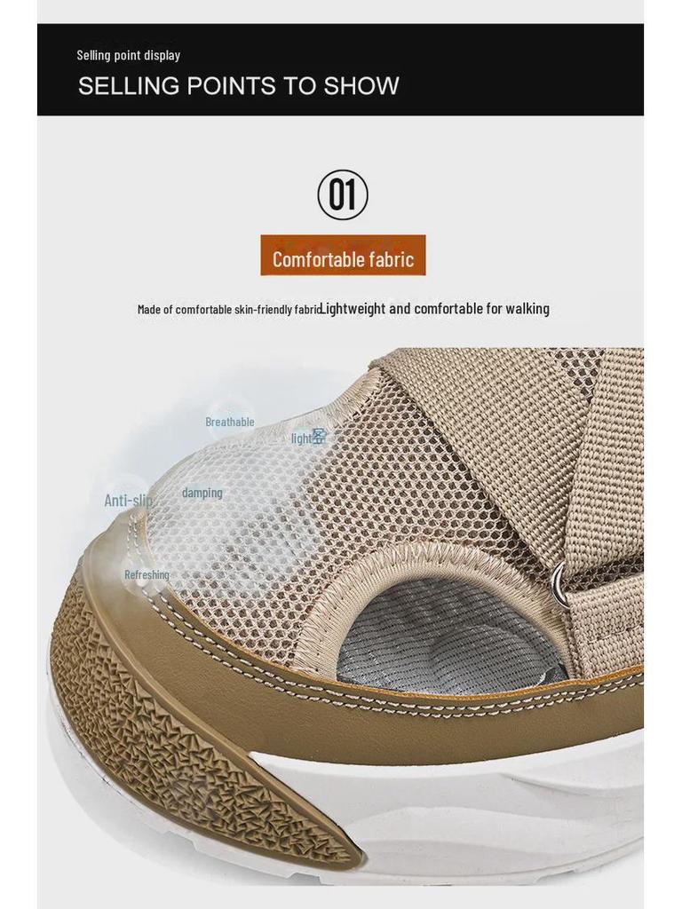 2023 Мужские нескользящие сандалии для отдыха на открытом воздухе на толстой подошве