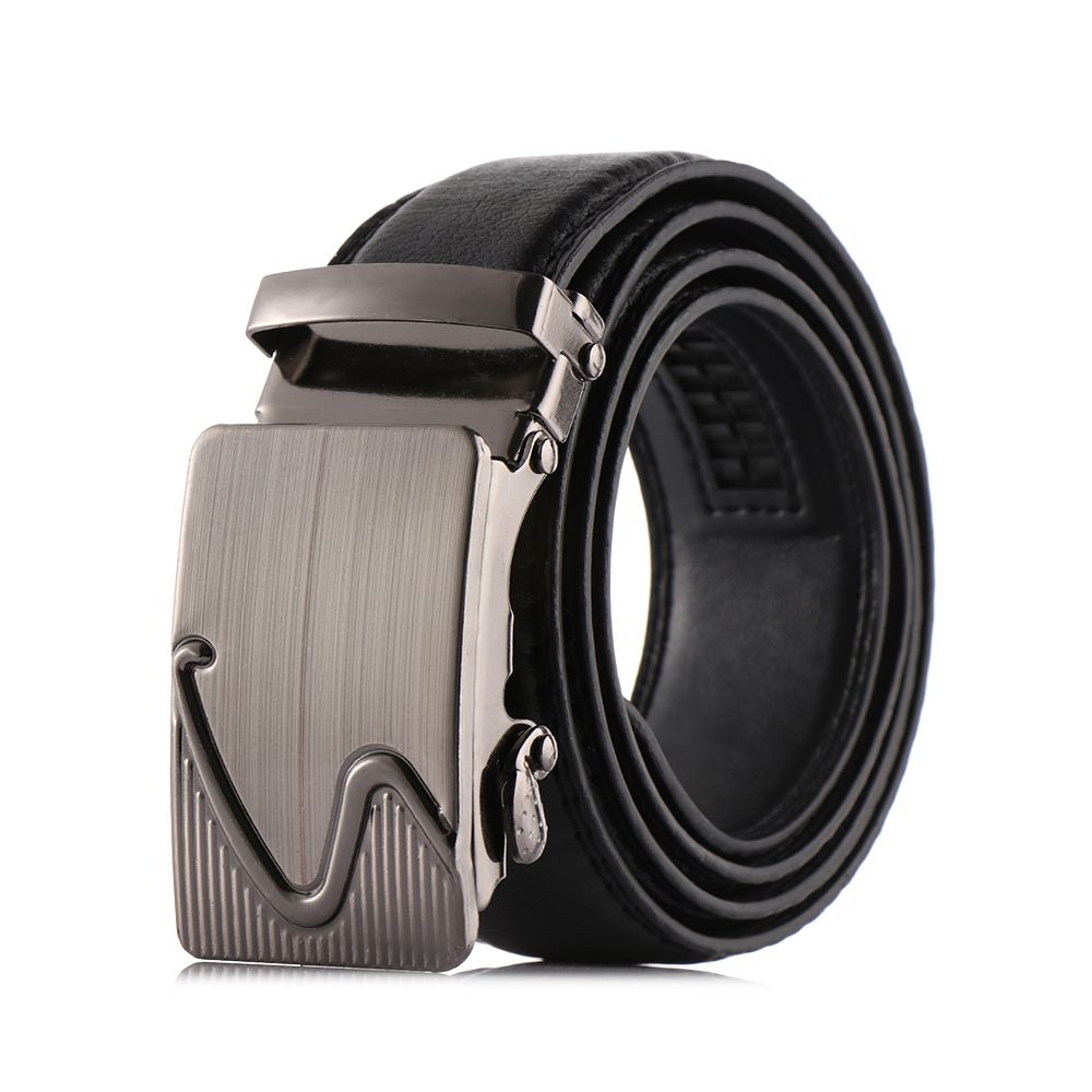 Роскошные высококачественные ремни с автоматической пряжкой, кожаные ремни с застежкой-храповиком