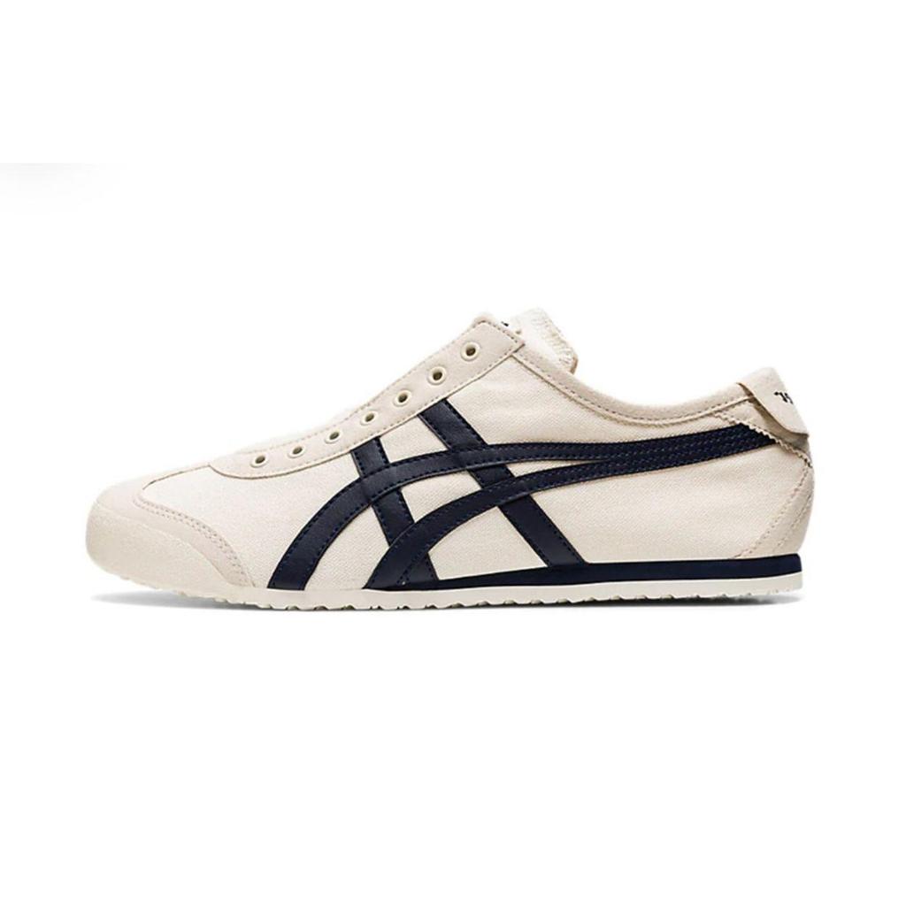 ONITSUKA TIGER Mexico 66 Slip On Deluxe Легкие Повседневные Низкие Кроссовки Унисекс Бежево-Коричневые 1183A360-205(Team147-)