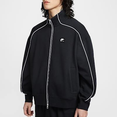 Men's Nike Air Running Jackets Men's Black Stand Collar Moderate Other