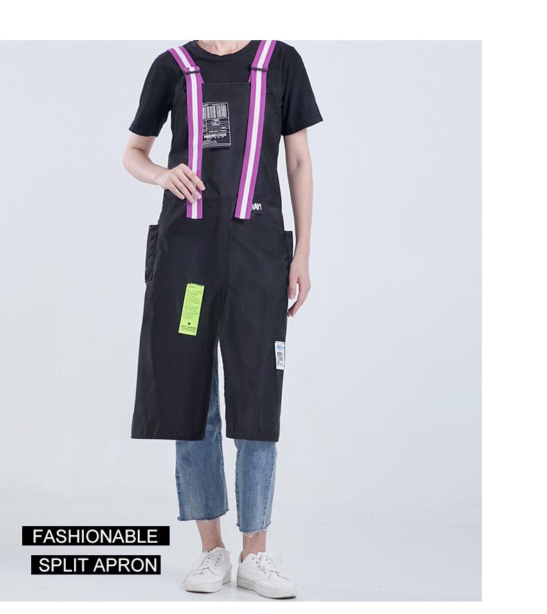 Нейлоновый рабочий фартук без рукавов в корейском стиле для кофейни и парикмахеров