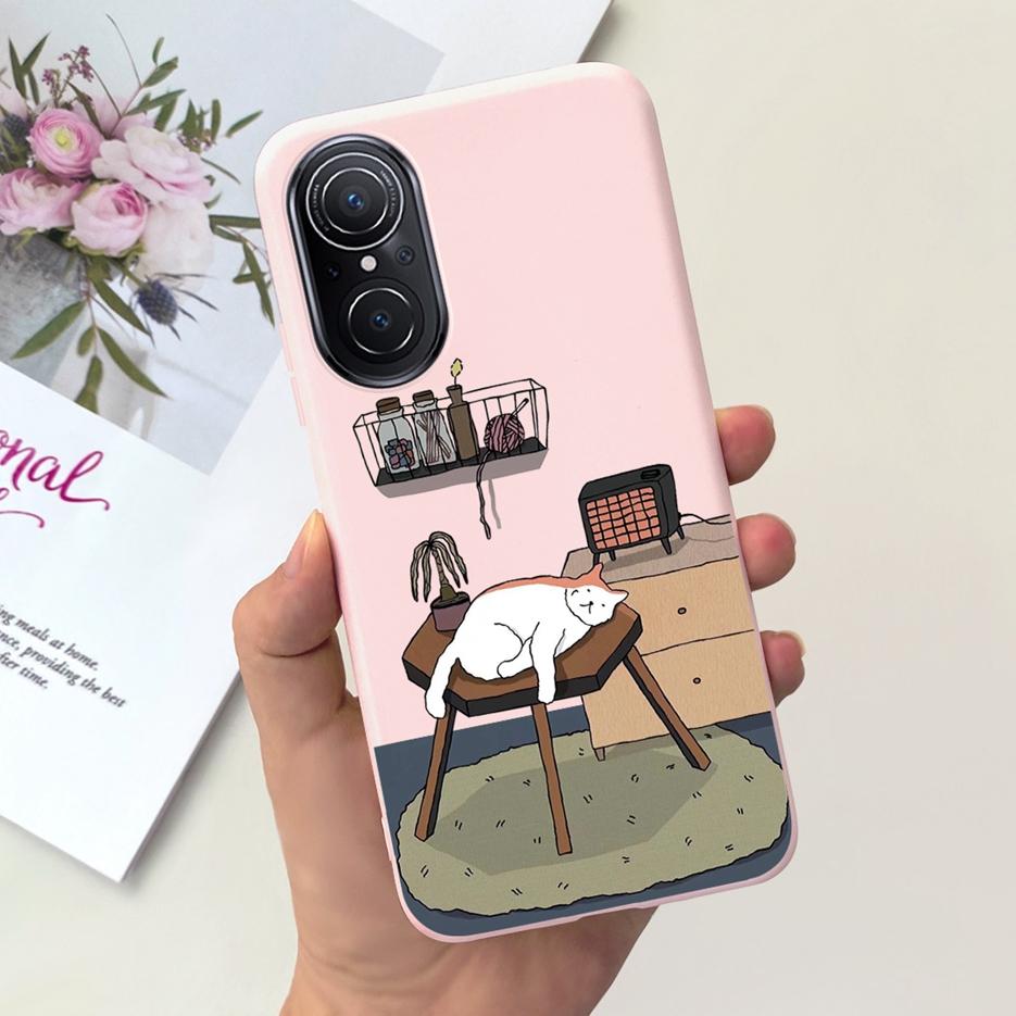 For Huawei Nova 9 SE Case JLN-LX1 JLN-LX3 Fashion Cartoon Cover Soft TPU Phone Case For Huawei Nova 9 Pro Nova9 SE Fundas Bumper