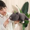 355070Cm Simulation Big Black Mouse Plush Toys Funny Lying Rat Pillow Stuffed Animal Dolls Interesting Room Decor Gift