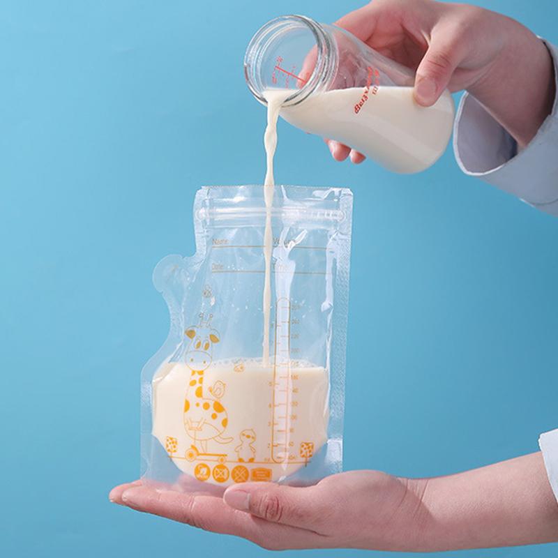 30 шт./упак. 150/240/250 мл, удобный носик для хранения грудного молока, одноразовый, небольшой емкости, мешок для хранения замороженного молока, не содержит бисфенол-А