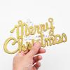 Accessories Party Supplies Merry Christmas Pendant Xmas Tree Decor Hanging Ornament English Letter