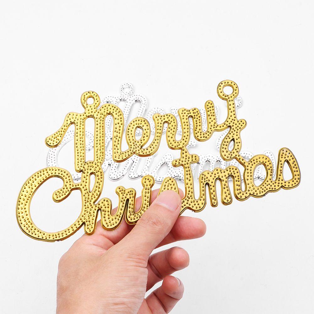 Accessories Party Supplies Merry Christmas Pendant Xmas Tree Decor Hanging Ornament English Letter