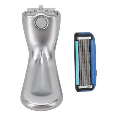 Мужская ручная бритва с шестью лезвиями, водонепроницаемая, точная, портативная, съемная, быстросменная бритва для бритья для мужчин