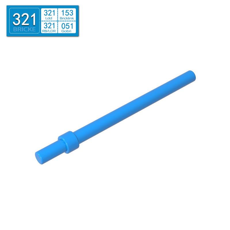 BRICKE Guest Building Blocks 1x6 with Stop Cylinder, Lego Compatible (63965, 18274, 93790, 4095)