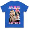 Avril Lavigne Retro Collage Graphic TShirt Unisex Unisex Pop Punk Singer Fan Casual Short Sleeve Cotton Tops
