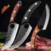 Forged Chef Butcher Cleaver Stainless Steel Scabbard Knife Hammered Butcher Boning Knife Household Kitchen Fish Knife