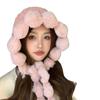 Hat Women'S Cloud Plush Knitted Hat Winter Warm Cold Ear Protector Hat Soft Sister Thickened Lei Feng Hat