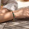 Sophisticated Outfit Accessory Bohemian Bracelet for Women, Handmade Bamboo Joint Beaded Decorative Wrist Jewelry Stackable Bracelet, Ethnic