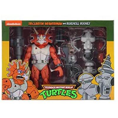 Набор из 3 фигурок 7 дюймов TMNT Трицератон и Родни
