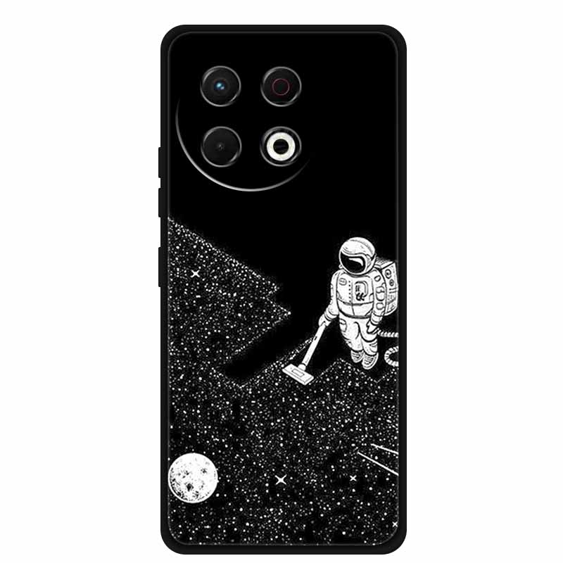 Чехол для Tecno Spark 30 Pro 4G Spark30 Pro Coque Черный Силиконовый Мягкий Задний Чехол Чехол для Телефона Tecno Spark 30 Pro 30Pro Сумка