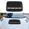 40cm Universal Car Air Flow Decorative Intake Hood Scoop Bonnet Vent Sticker Cover Hood Geared To Fit Any FLAT Hood Vehicle