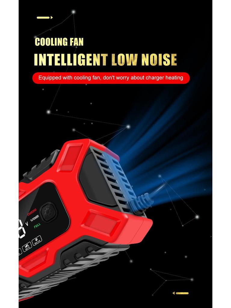 E-FAST 12V Зарядное устройство и инструмент для ремонта автомобильных и мотоциклетных аккумуляторов