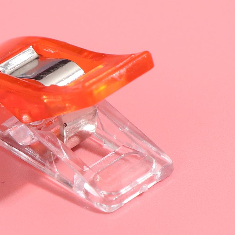20Pcs Mixed Color Plastic Edging Clip Plastic Small Clip Sewing Positioning Clip