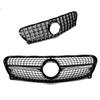 For Mercedes-Benz GLA Class X156 2014-2016 Front Bumper Grille GT Diamond Style GLA200 GLA250 GLA260 ABS Car Styling