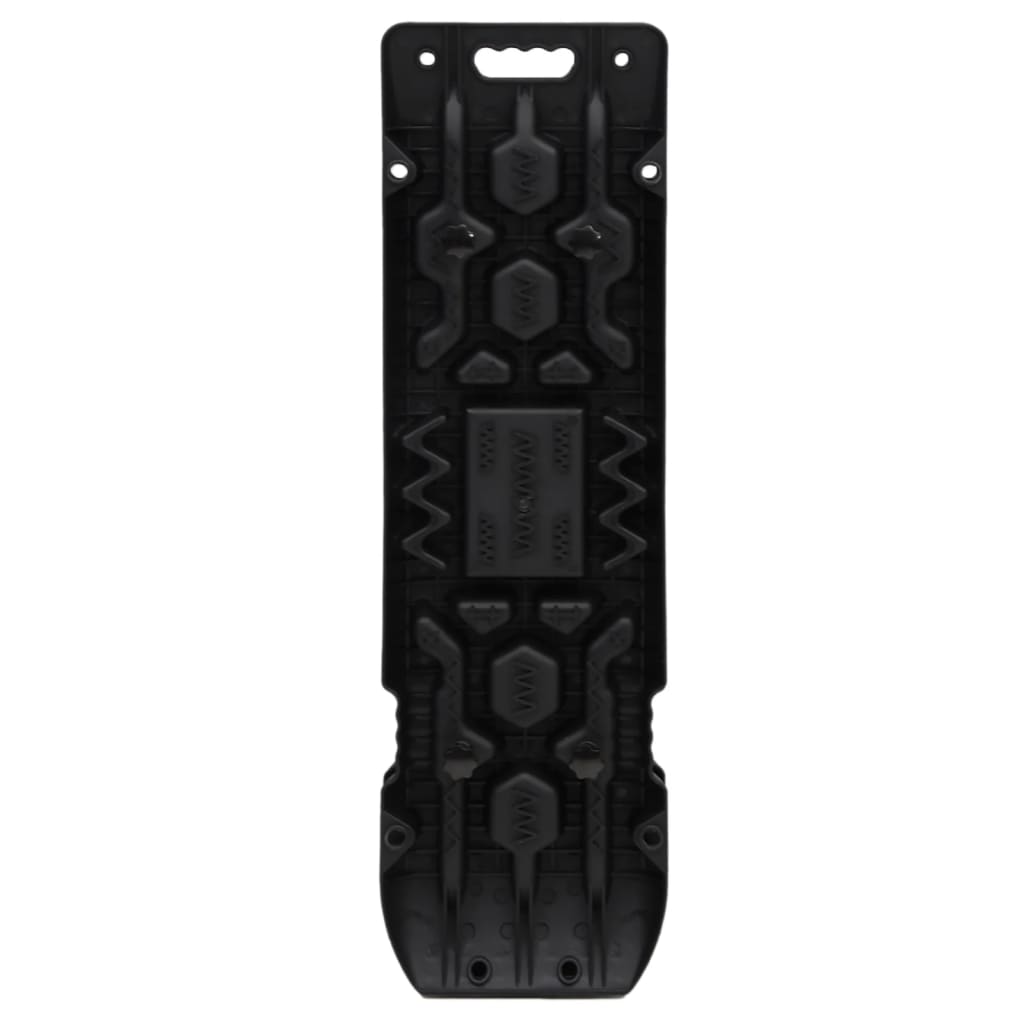 Траковые коврики 2 шт. Черные 107 x 31 x 7 см Нейлон