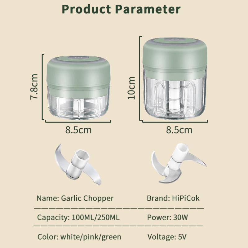 Мини-чесночный пресс, овощерезка, измельчитель, USB-кухонные гаджеты