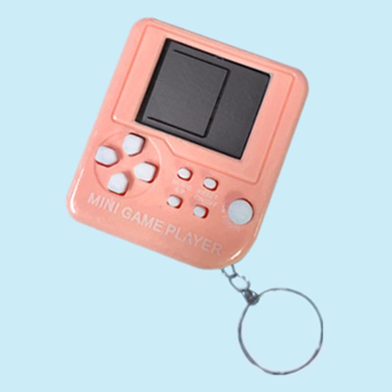 Портативная мини-игровая консоль Тетрис брелок - Ностальгическая игрушка для снятия стресса и креативный подарок